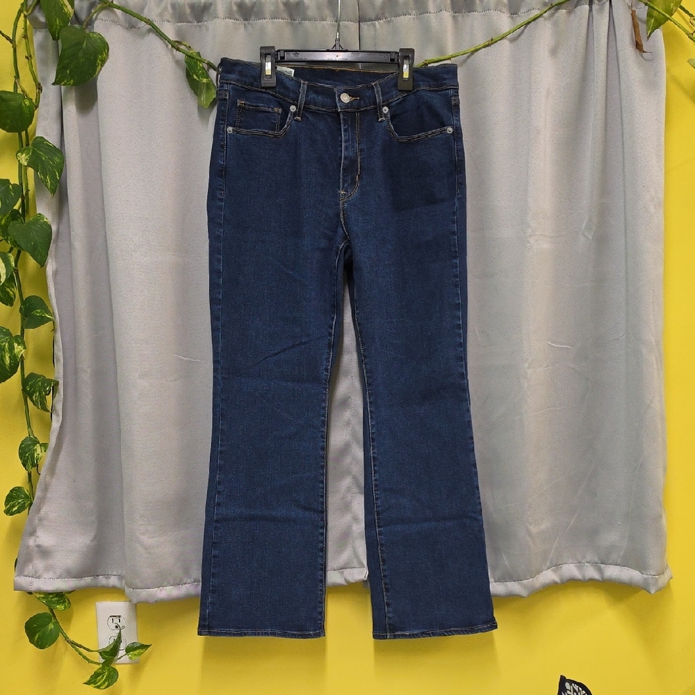 Levi's Dark Blue Flare Jeans